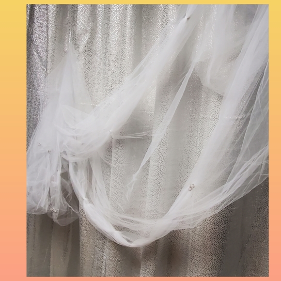 Cathedral Bridal Veils With Swarvoski Crystallized Sequins - Picture 4 of 16